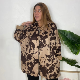 Veste loose suedine S190 Mahana B